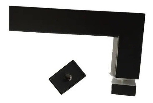 Manijón Barral Rectangular Acero Inox. Negro 40x20x1100 Mm. 1