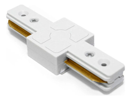 Conector Reto Branco Para Trilho Eletrificado 0