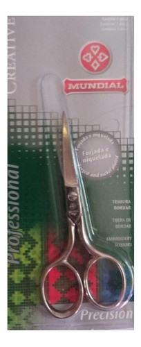 Tijera Mundial 427 4  Para Bordar Curva 0