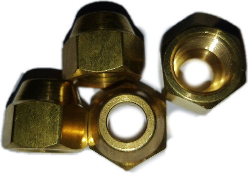 Cupla Tuerca  Refrigeracion Aire Acondicionado Bronce 5/16 0