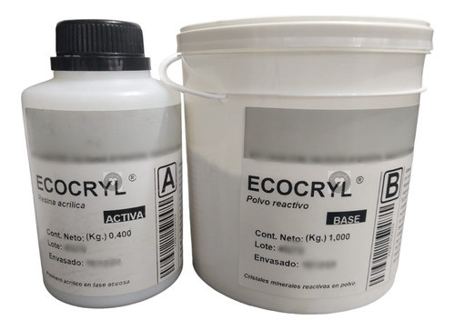 Resina Al Agua Ecocryl 1,400kgs Novarchem 0