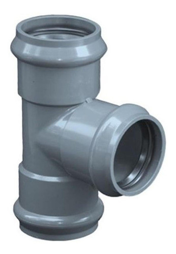 Ramal Tee Pvc Clase 10 Junta Elástica  Inyectado 75mm 0