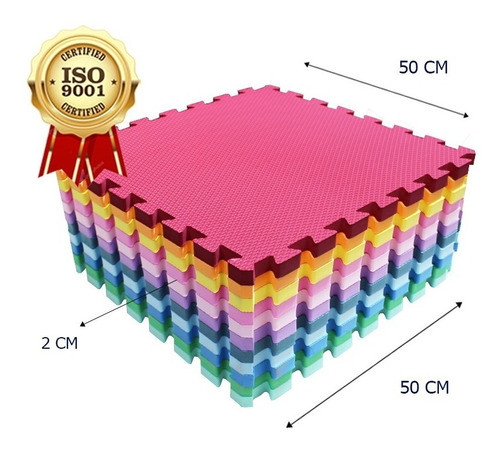 Tapete Eva Bebe Quarto Montessoriano 50x50x2cm 1