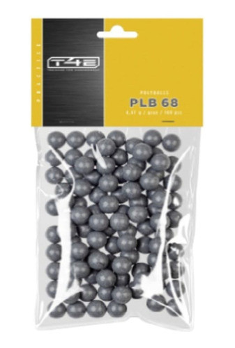 Postas De Goma Umarex T4e Calibre .68 Practice Bolsa X 100 U 0