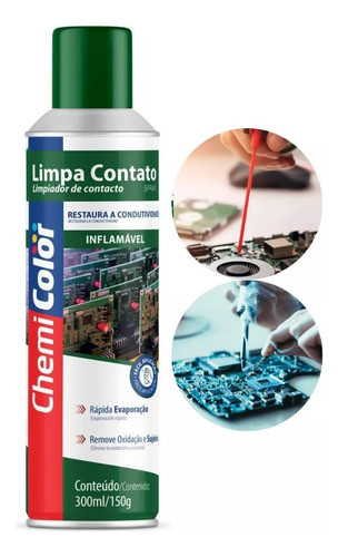 Kit 3  Limpa Contatos Elétricos E Eletrônicos 300ml Envio Ja 0
