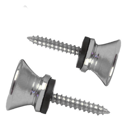 Par De Botones Pins Trabacorreas Cromados 0