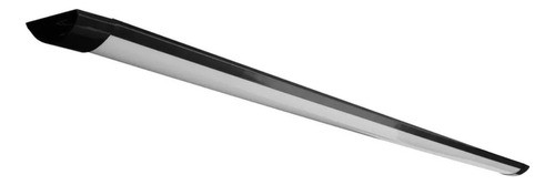 Kit 2 Luminária Linear Led 10w 30cm Branco Frio Preto 1