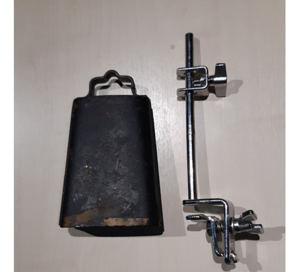 Cowbell Tama 4  - Black Cowbell Com Suporte Tama Para Bumbo 1