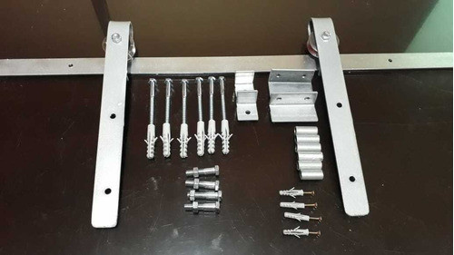 Kit Puerta Tipo Granero Corrediza  Riel 3.20 Mts ¡ Oferta !! 1