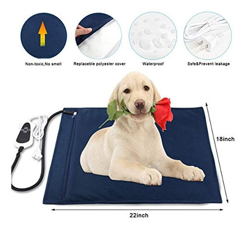 Almohadilla Termica Para Mascotas Riogoo, Almohadilla Term 1