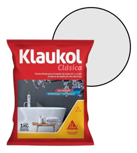 Pastina Ceramica Klaukol 1kg Antihongos Impermeable Estaño 0