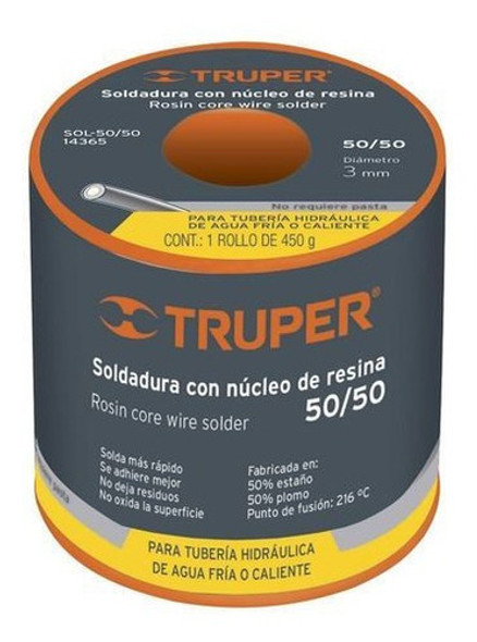 Soldadura Estaño Tuberías De Cobre Y Hojas De Metal Truper 1