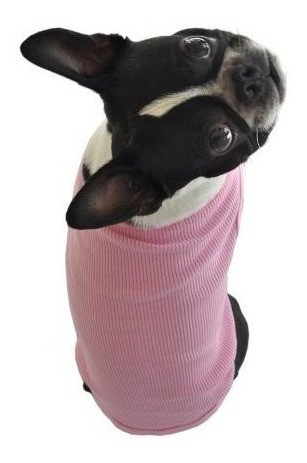 Ruff Ruff Y Meow Dog Tank Top Plain Pink Extralarge 1