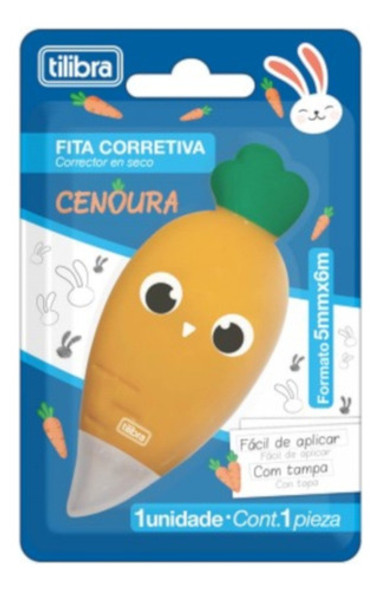 Corretivo Fita 5mmx6m Cenoura Tilibra 1