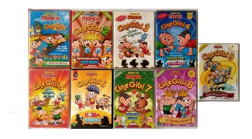 Turma Da Mônica - Cine Gibi - 4, 5, 7, 8 E 9 - 5 Dvds 0