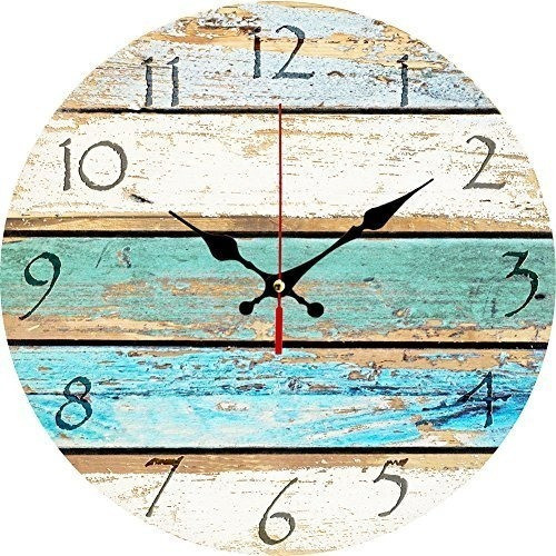 Pastoreo 12 Vintage Numeros Arabes Shabby Beach Weathered 0