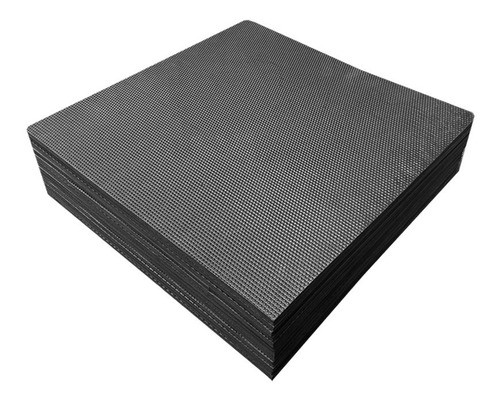 Kit 20 Piso Borracha Academias Crossfit Playground 50x50x1cm 0