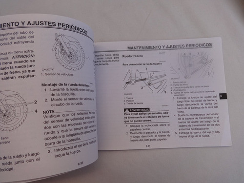Manual Instruccion Yamaha Fz 2012 Moto Motocicleta Catalogo 1
