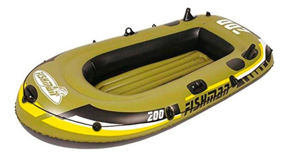 Bote Inflable Pescador Fishman 200 C/remos Inflador 2.18mts 0 Bote Inflable Pescador Fishman 200 C/remos Inflador 2.18mts 0