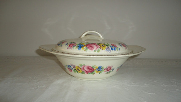 Sopera Centro Inglesa Antigua Divino Diseño Floral Mirala 0