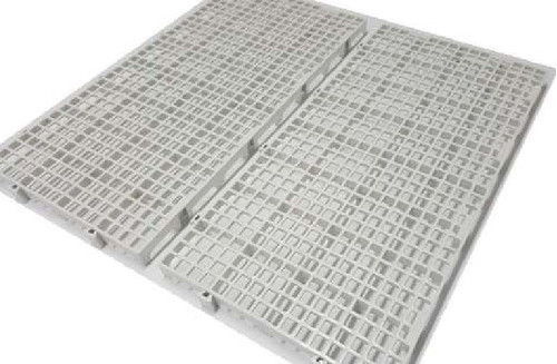 Kit 32 Pisos Plastico Branco Estrado 50x25cm 0