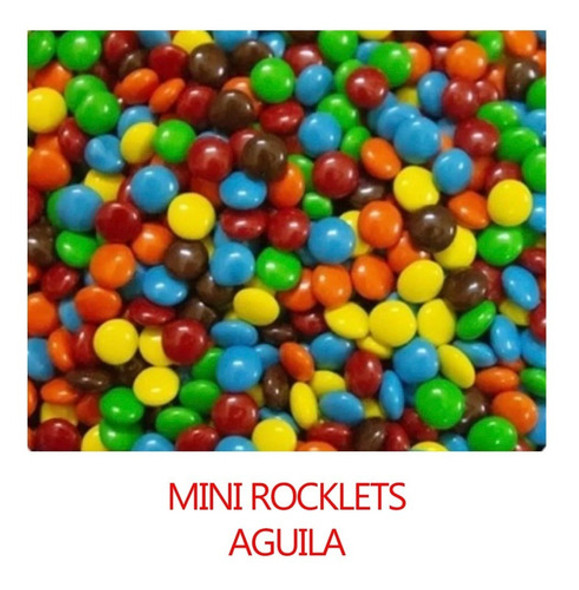 Lenteja De Chocolate Mini Rocklets X1kg Cotillon Sergio Once 0