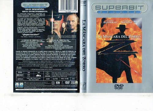 La Máscara Del Zorro (1998) (2 Dvd) - Dvd Original - Mcbmi 0
