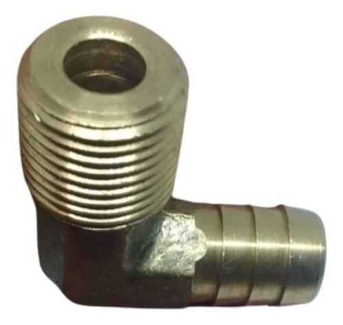 Cotovelo Latão Rosca Macho 3/8 X 1/2 Escama Para Mangueira 1