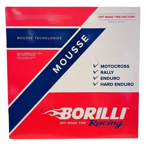 Camara Mousse Para Pneu Off Road 110/100-18 Marca Borilli 1