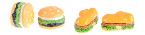 Set De 2 Hamburguesas Y 2 Panchos Para Barbie 0