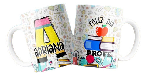 Plantillas Tazas Día Del Maestro Diseños Para Sublimar T111 0