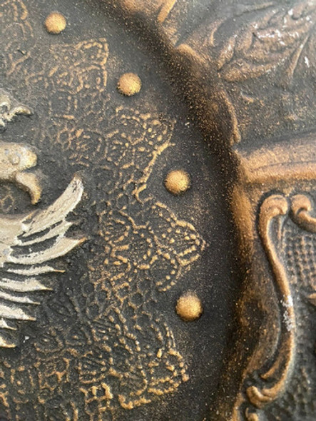 Plato Decorativo Para Colgar De Metal,.pesado 1