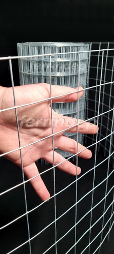 Malla Electrosoldada Alambre 50x50mm 50cm Alto X Metro 1,6mm 1