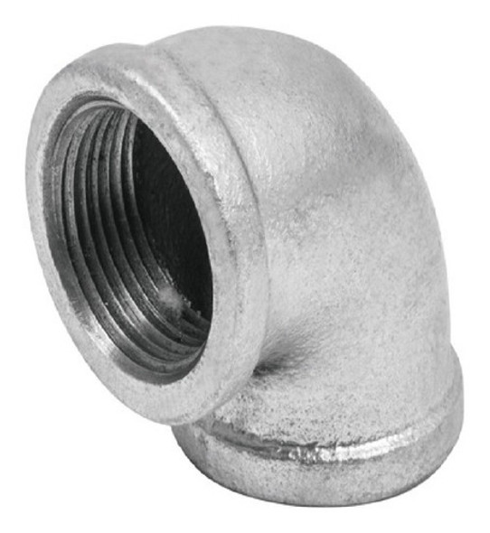 Codo 90° Hh Galvanizado 1 Gk 0
