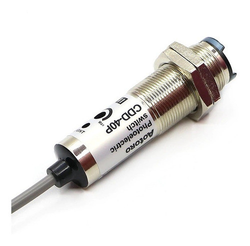 Sensor Fotoelétrico M18 12-24v Alcance 10-50cm Ajustável Pnp 0