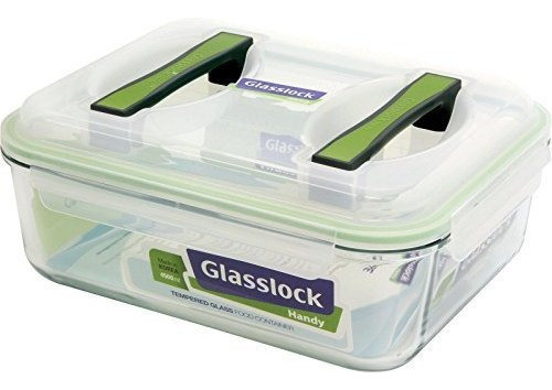 Glasslock 19cup Rectangle Handy Container 0