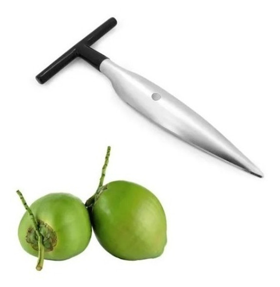 Abridor Furador De Coco Verde Profissional Metal 1
