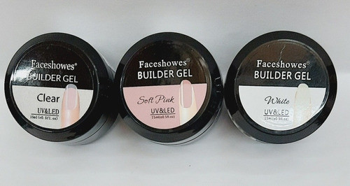 Builder Gel Uv&led Faceshowes /contamos Con 3 Colores 1