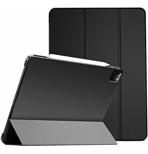 Funda Delgada Para iPad Pro 12,9 2020, Con Tapa Negro 0
