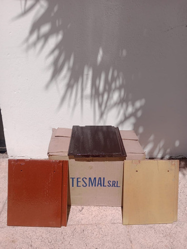 Tejas Tesmal  Planas Esmaltadas Nuevas En 5 Colores.  350 Mt 0