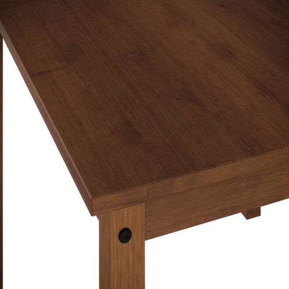 Juego De Comedor Mesa + 8 Sillas En Madera Castaño 1