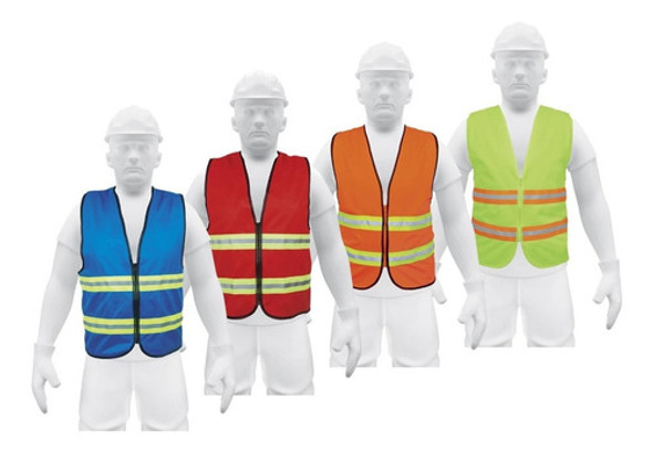 Chaleco Truper De Seguridad Doble Cinta Reflejante Chs-600v 0