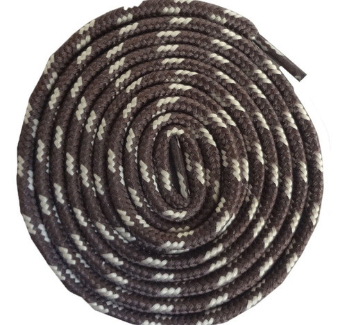 Par Cadarço Redondo Coturnos 1,50mt Bege/marrom 0