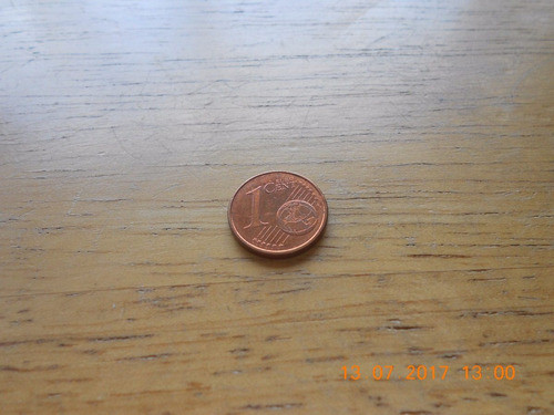 Euro España Moneda De 1 Centavo Año 2015 1