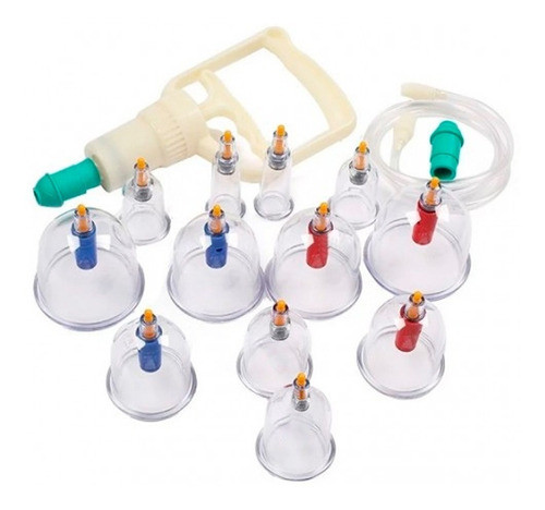 Set X12 Copas Cupping Ventosas Chinas Circulacion Linfatica 0
