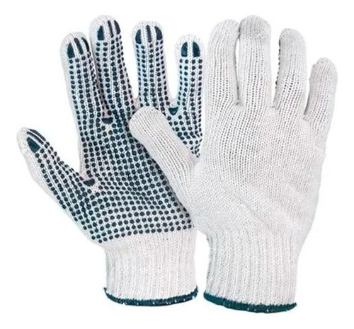 Pack 240 Guantes Moteado Reforzados Trabajo Envios Factura A 0