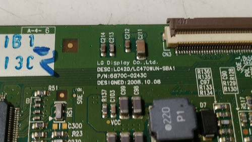 Tcon Daewoo Dlx-42l1f Hitachi Cdh-l42f02 6870c-0243c 1