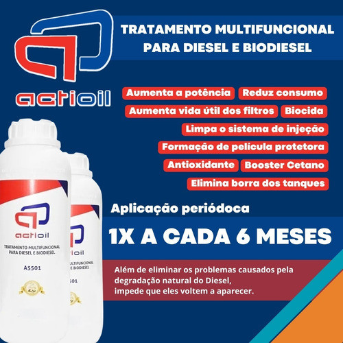 Actioil A550 Tratamento Para Diesel 1 Litro 1