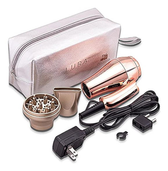 Mini Secador De Pelo Portátil De Viaje Lura, Secador De Pelo 0