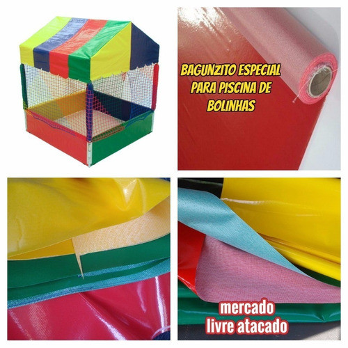 Lona P/piscina De Bolinhas Revestir Tabuas Telhado  Kit 8.40 1